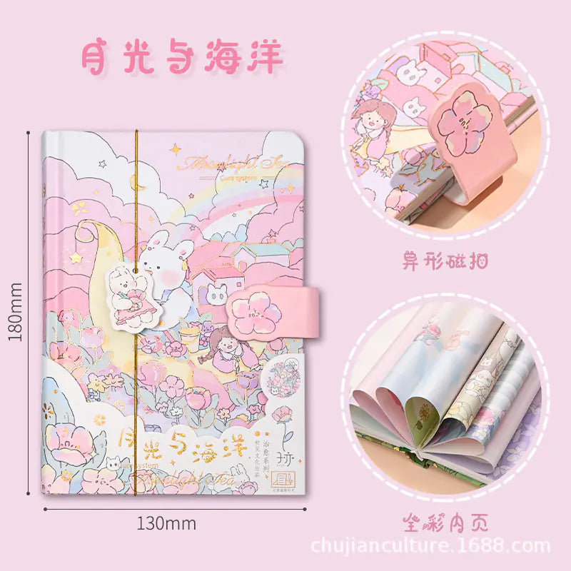 Korean B6 Magnetic Student Notebook