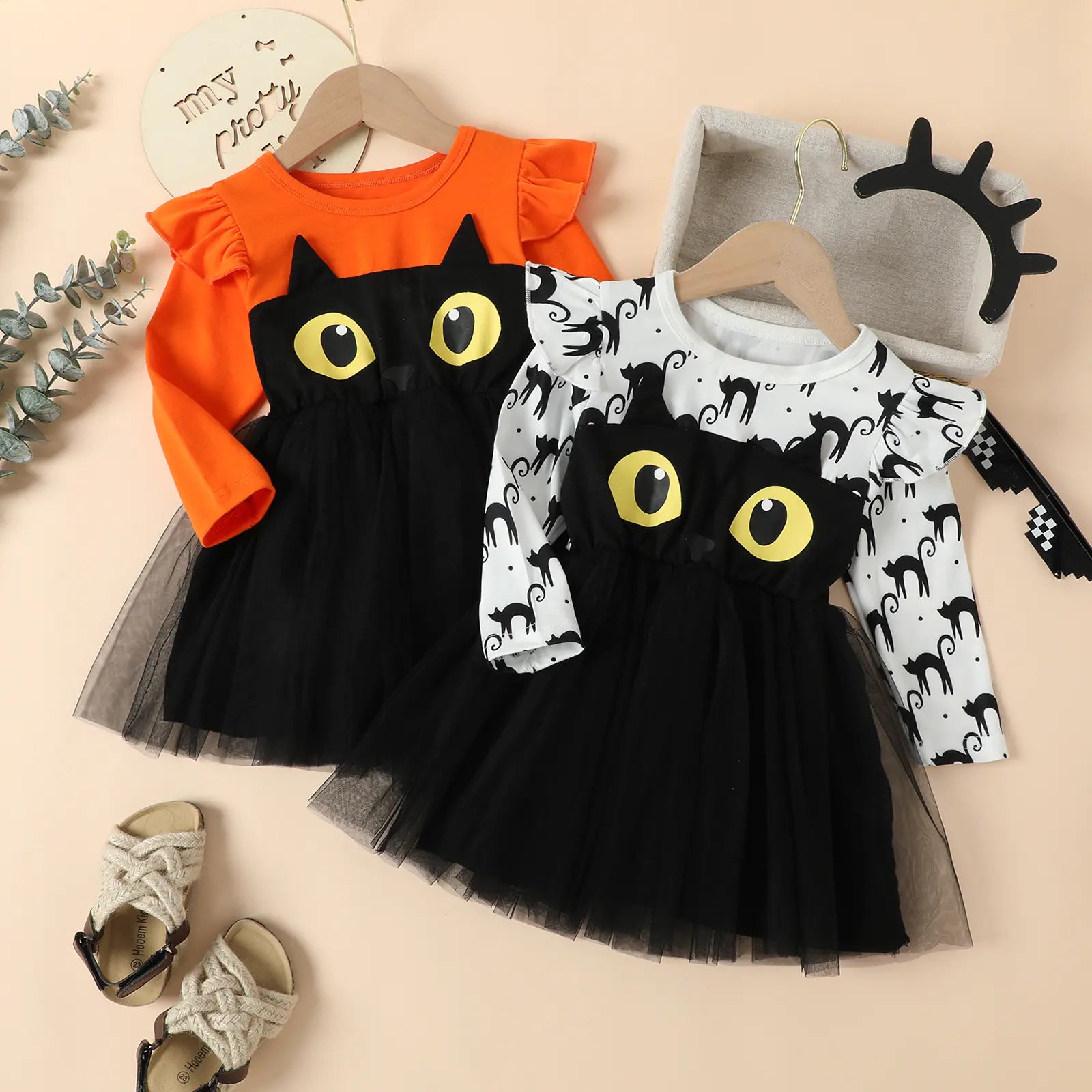 2023 Festive Girls' Halloween Costume Dress