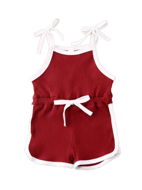 2020 New Baby Girl Striped Romper Summer Outfit