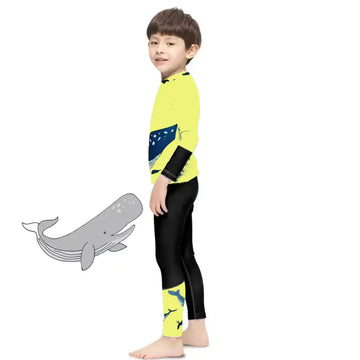 2023 Kids Swimwear Set for Boys 3-9 Years Sun Protection