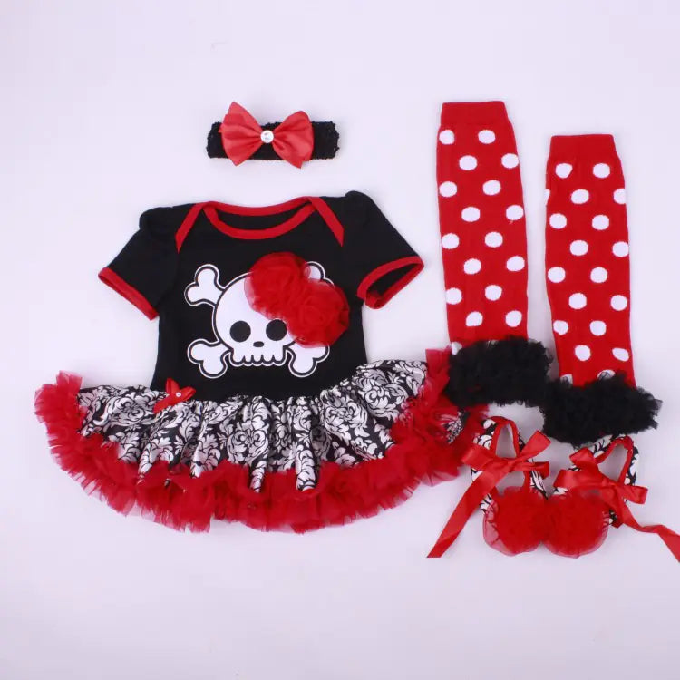 Infant Skeleton Halloween Costume Set