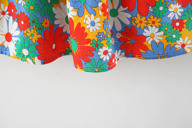 Floral Long Sleeve Dresses for Girls (Ages 1-4)