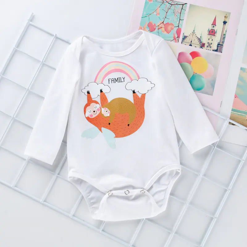 New Spring Baby Cartoon Long Sleeve Set