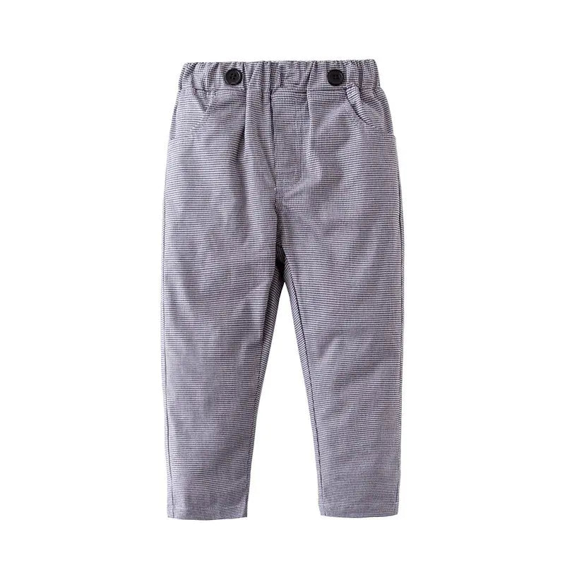 Boys' Striped Elastic Waist Casual Trousers