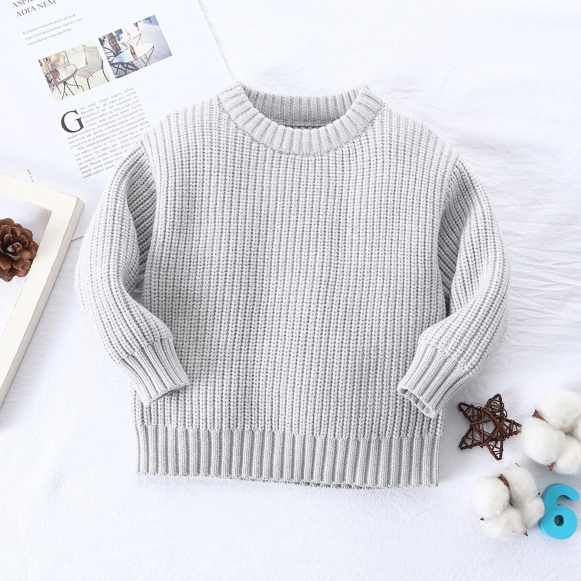 Cozy Toddler Knit Sweaters (0-6 Years)