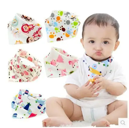 Chic Waterproof Baby Bibs with Cute Designs