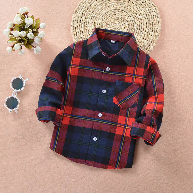Boys' Checkered Shirt