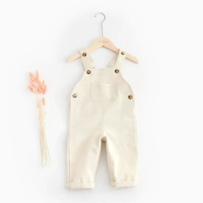 Kids' Denim Bib Overalls for Fall
