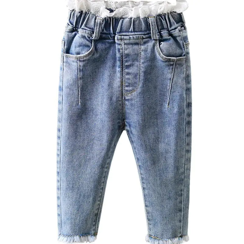 Children's Soft Jeans Long Trousers