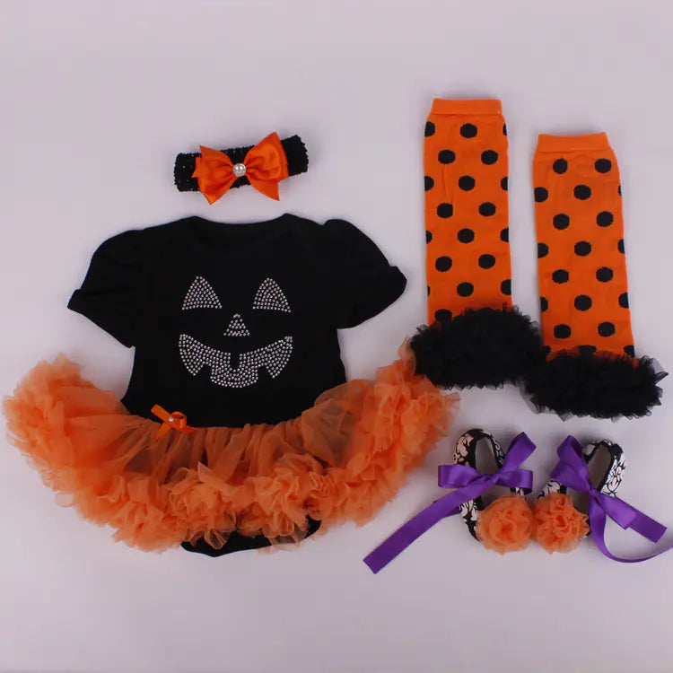 Infant Skeleton Halloween Costume Set