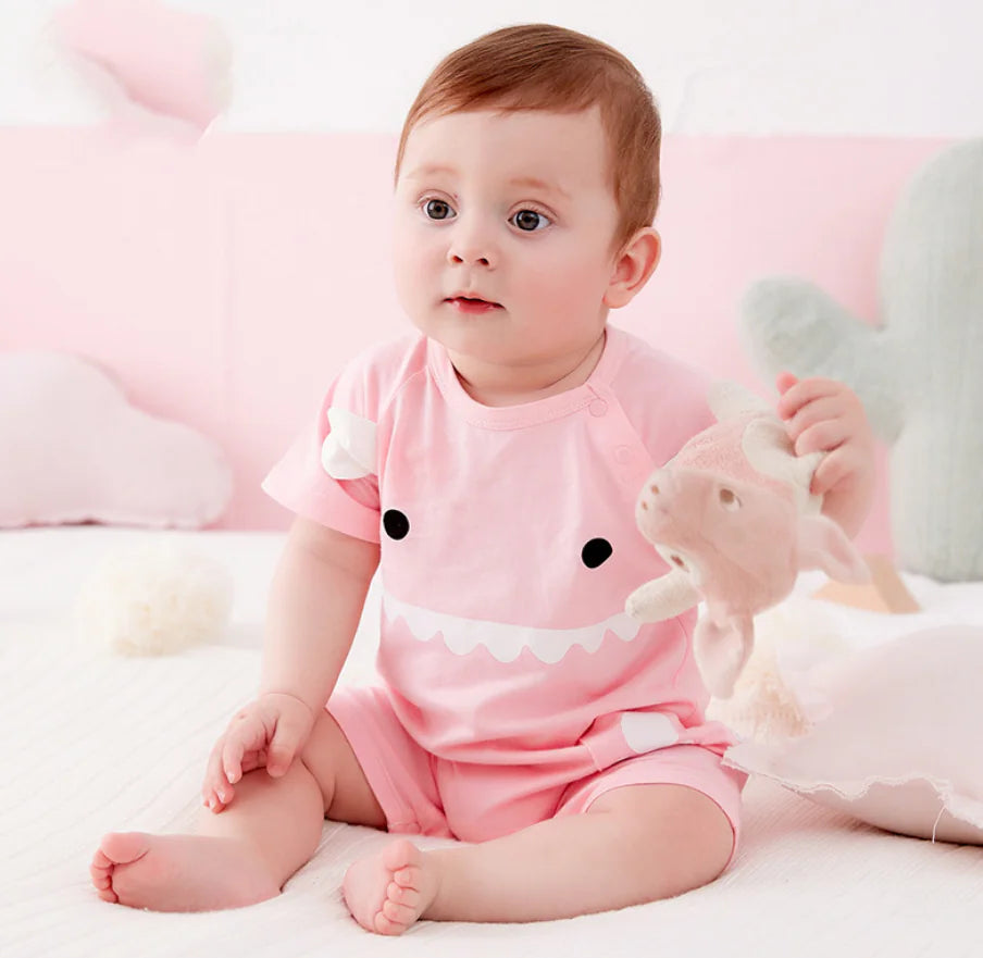 Boys' Summer Cotton Romper - Korean Trend