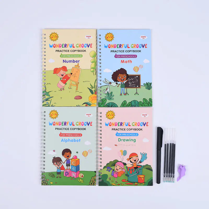 2023 New 19*13CM Kids Writing Practice Books Set