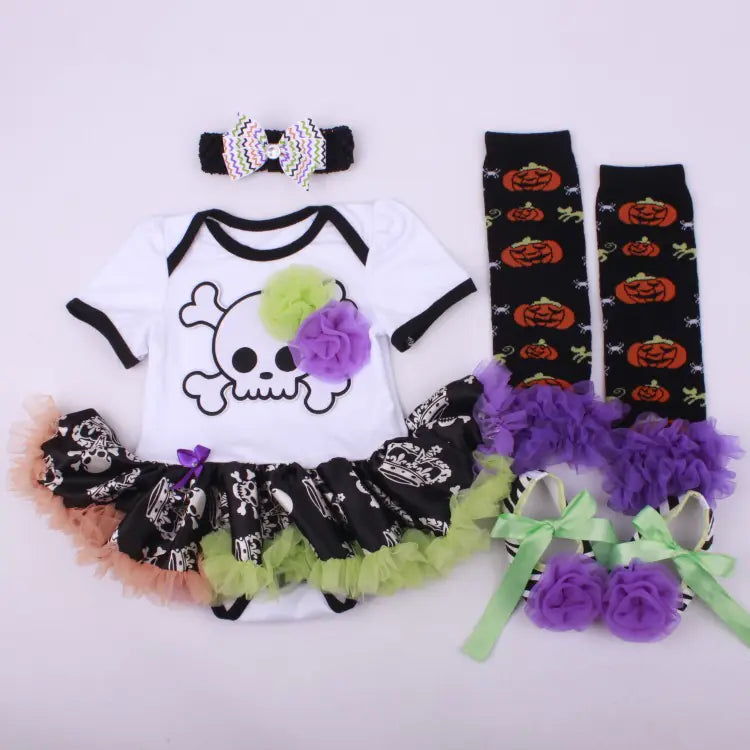 Infant Skeleton Halloween Costume Set