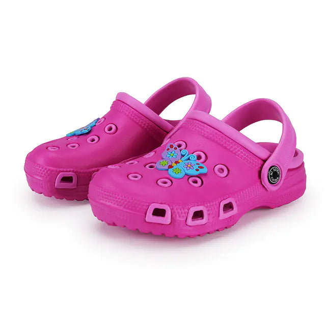 Cute Cartoon Kids Summer Garden Clogs and Sandals