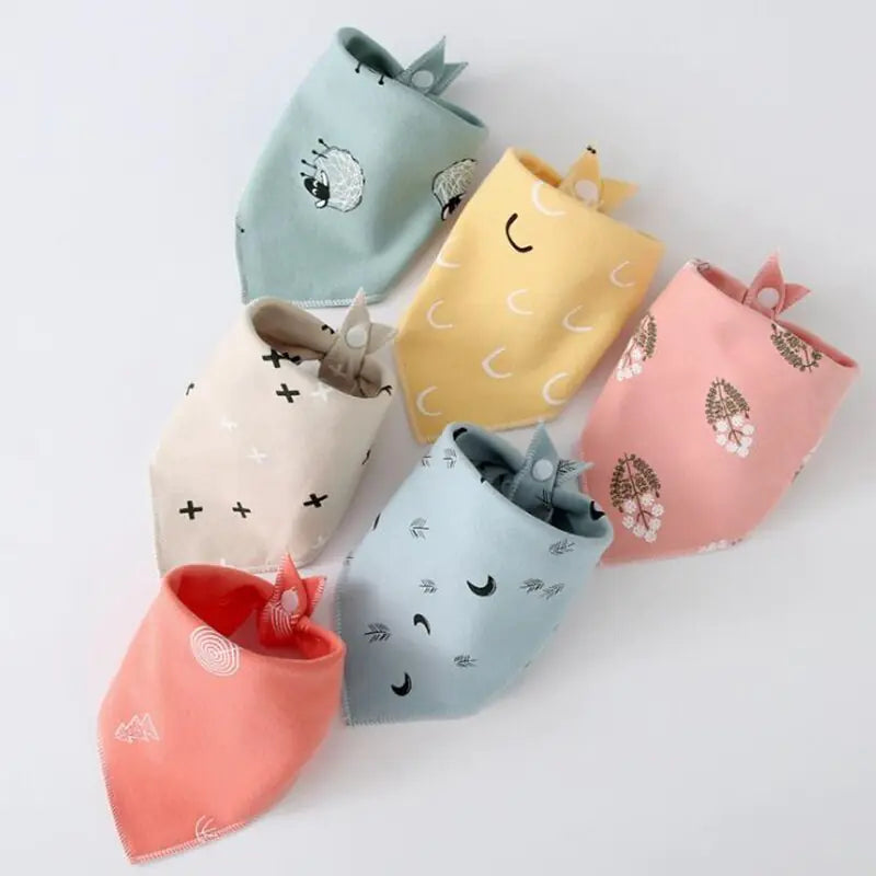 Chic Cotton Baby Bibs & Burp Scarves