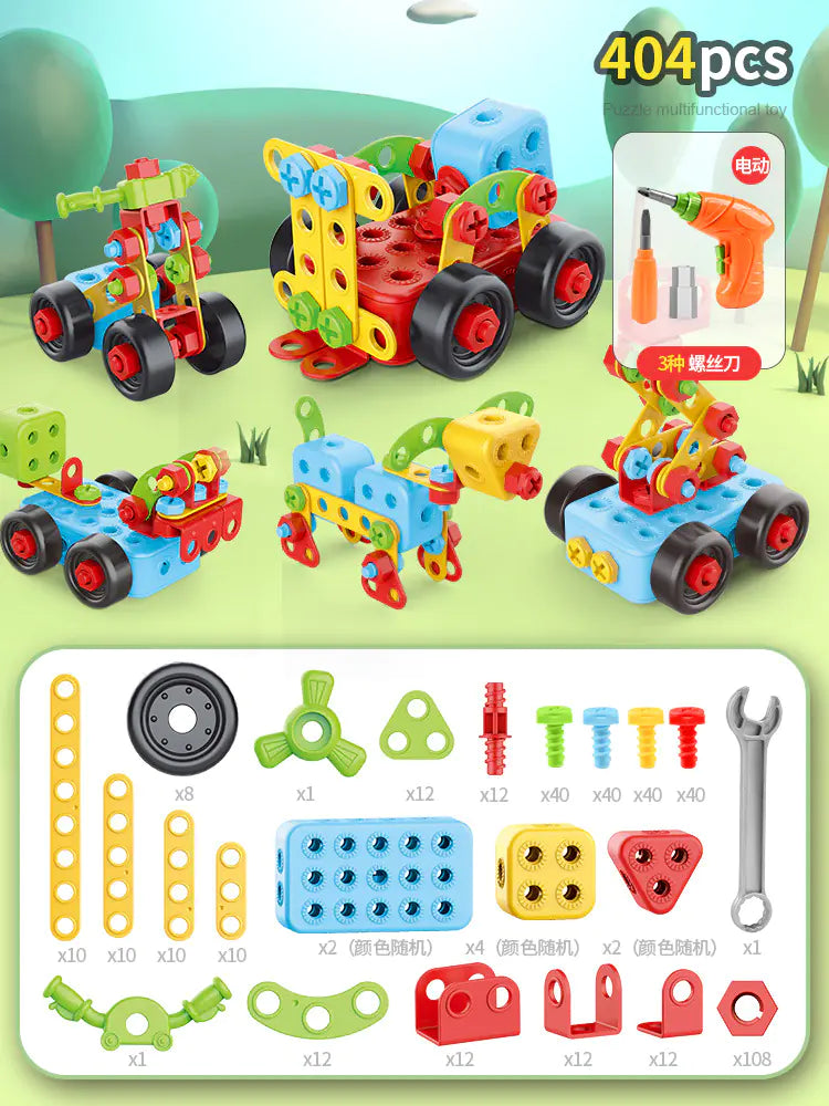 New DIY Screw Assembly Mechanical Building Toys for Kids
