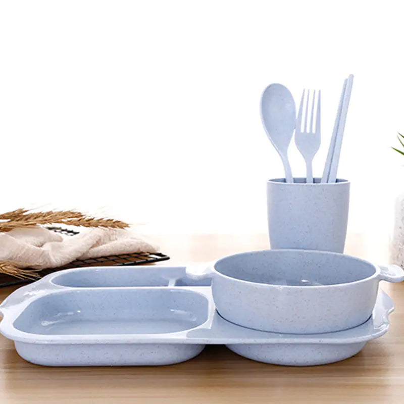Eco-Friendly Kids' Wheat Dining Set