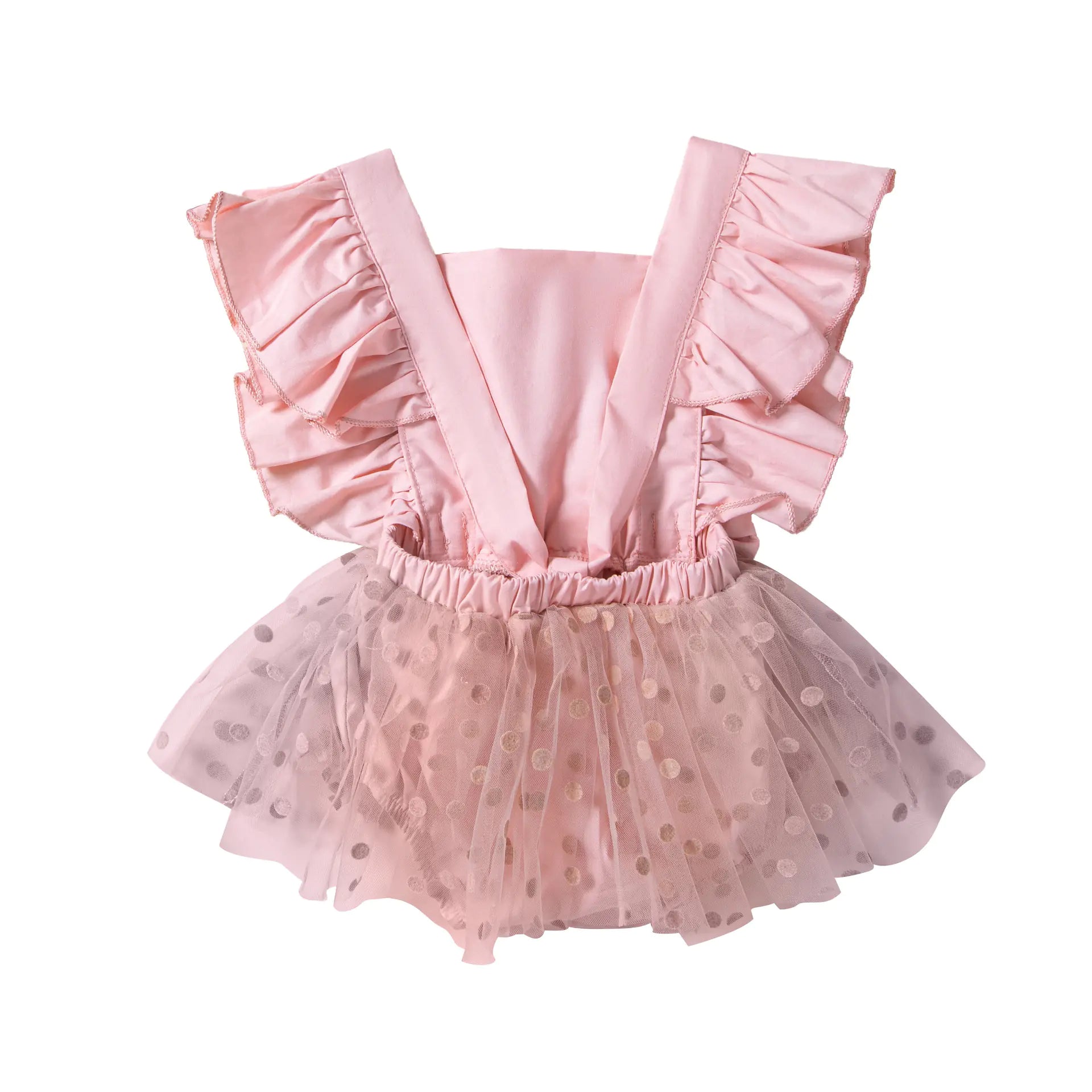 New Baby Girl Sweet Mesh Romper