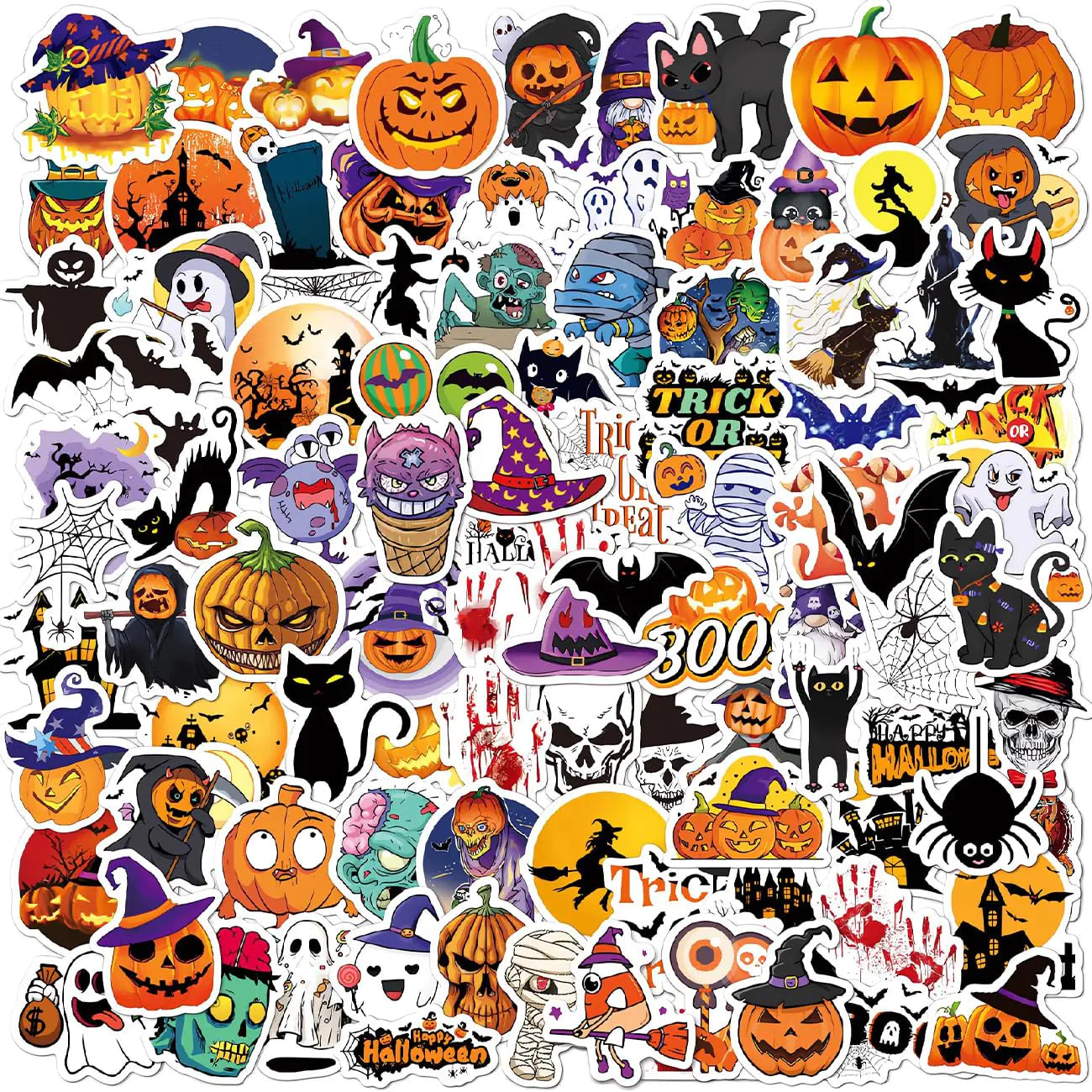 Halloween Kids 100PCS Sticker Pack
