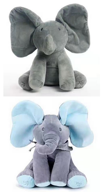 Interactive Elephant Plushie – Peekaboo Play