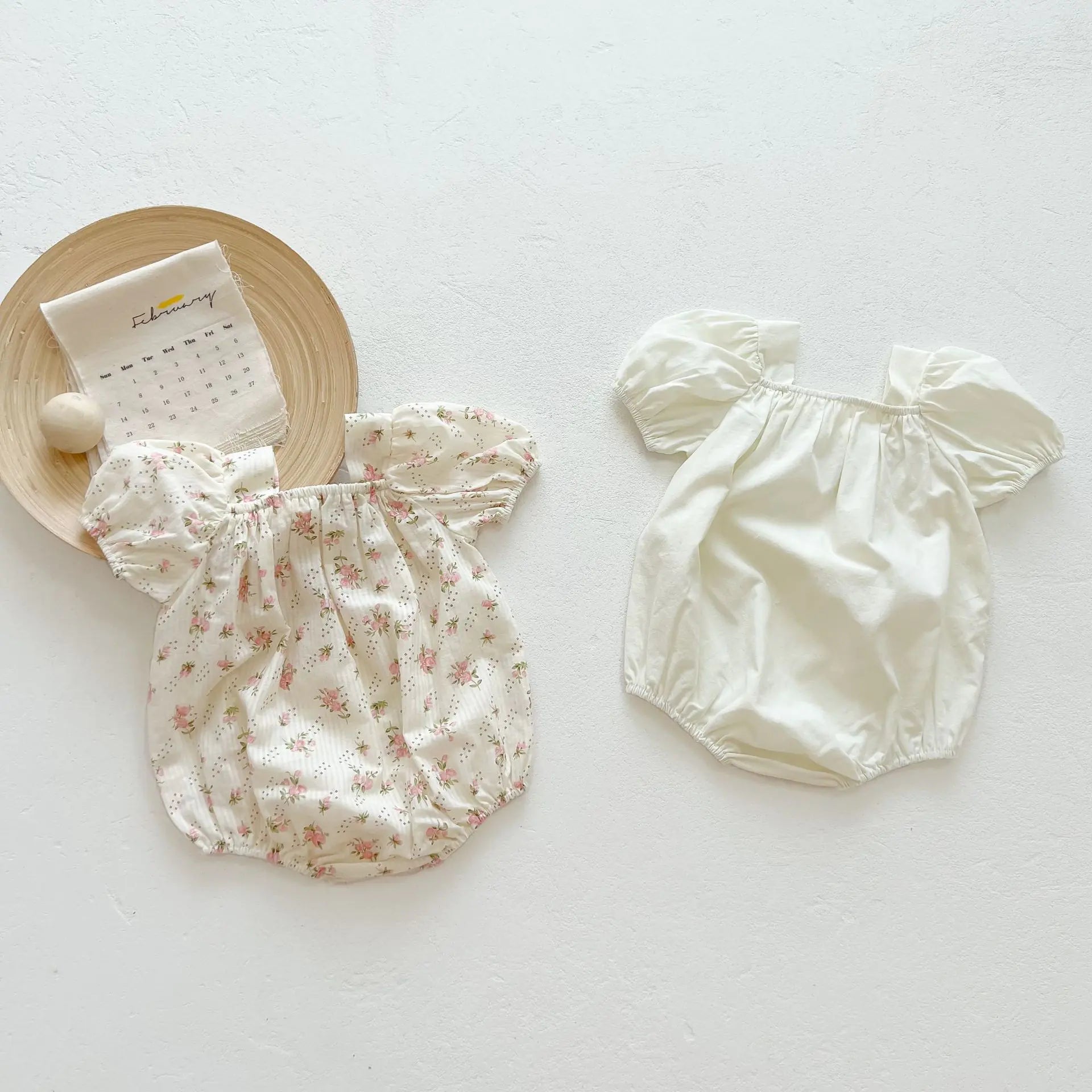 Floral Summer Onesie for Baby Girls