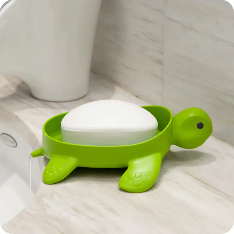 Creative Portable Soap Dish with Lid for Kids