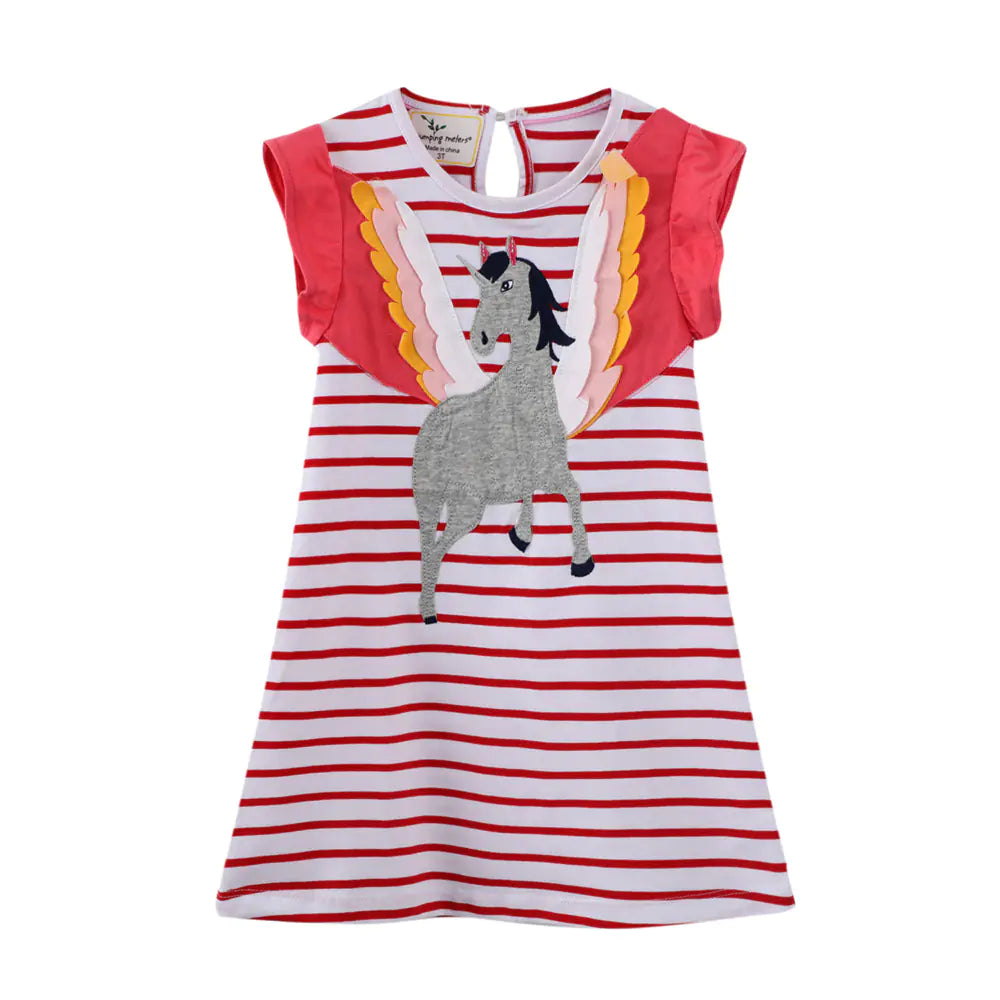 European American Sequin Dress for Girls Fashion