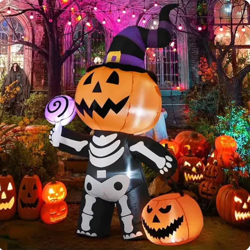 Halloween Pumpkin Ghost Inflatable