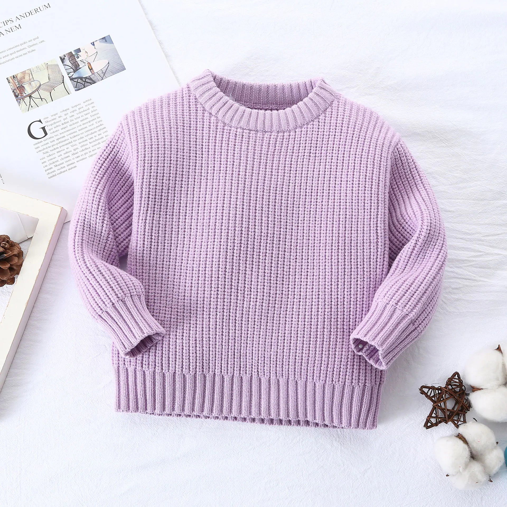 Cozy Toddler Knit Sweaters (0-6 Years)