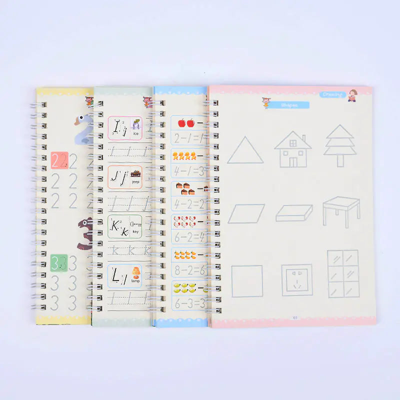 2023 New 19*13CM Kids Writing Practice Books Set