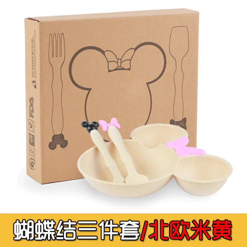 Kids' Eco-Friendly Cartoon Dining Set