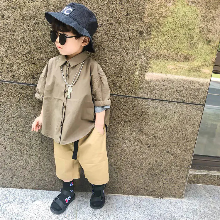 Custom Bat Sleeve Kids' Shirts