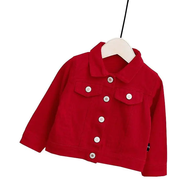 Autumn Denim Jacket for Baby Girls