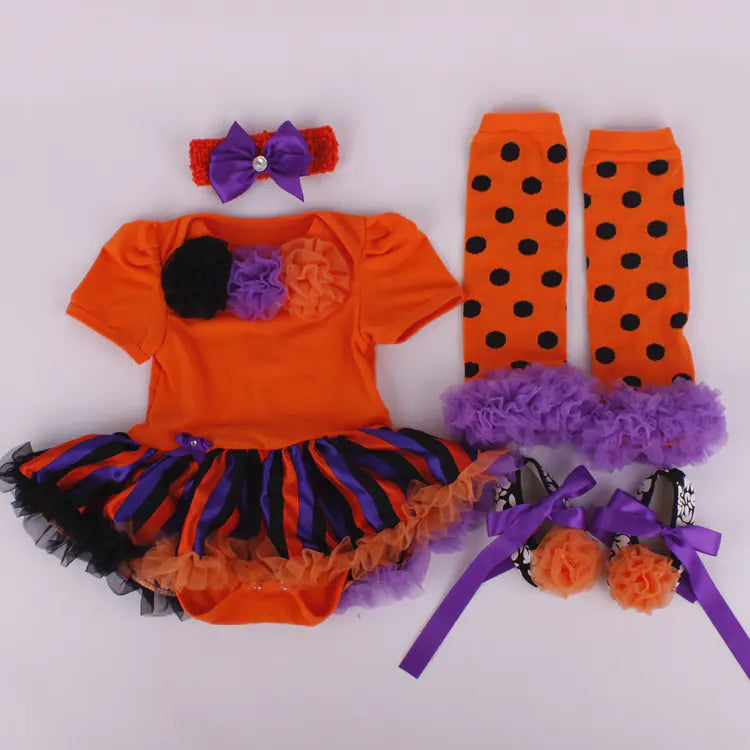 Infant Skeleton Halloween Costume Set