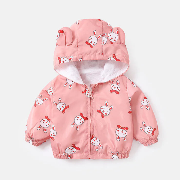 Cartoon Fleece Baby Jacket for Boys - Fall/Winter Wear