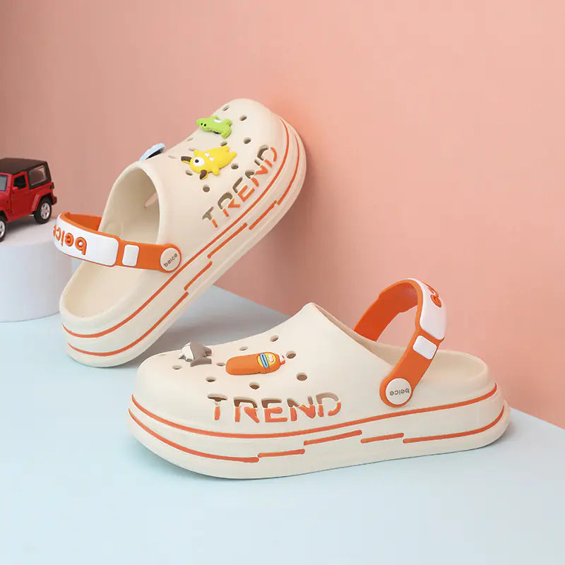 Dino Delight Kids' Summer Clogs