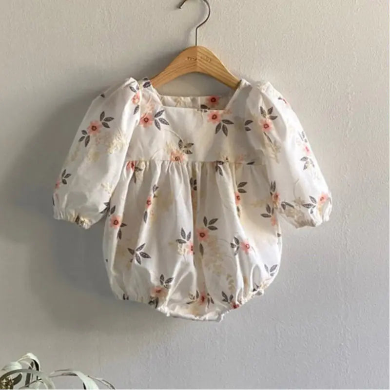 Floral Elegance Baby Romper