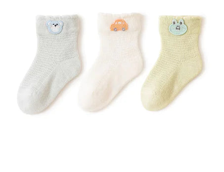 Cartoon Baby Cotton Socks - Boneless Design