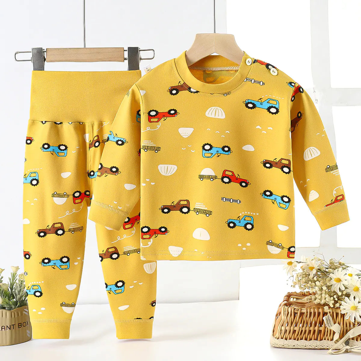 Infant Cartoon Cozy Pajamas
