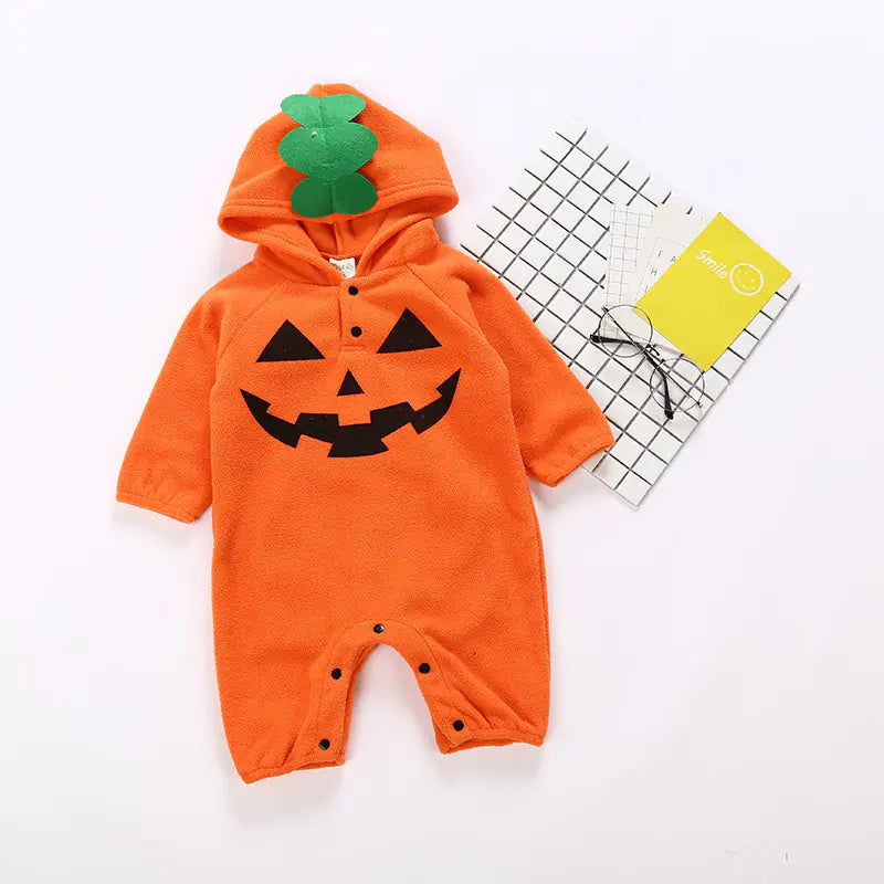 Autumn Pumpkin Baby Romper
