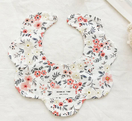 Floral Reversible Baby Bibs & Cloths Set