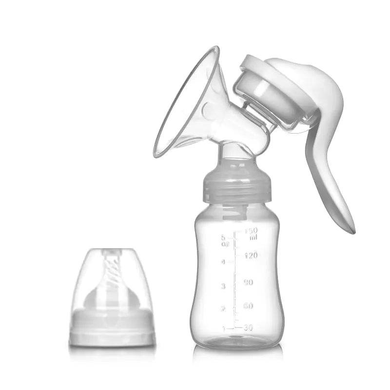 Manual Breast Pump with Silicone Nipple and Collector