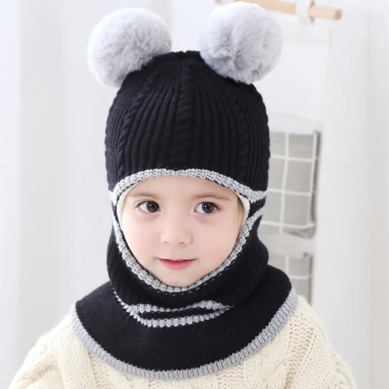 Baby Winter Scarf and Hat Set