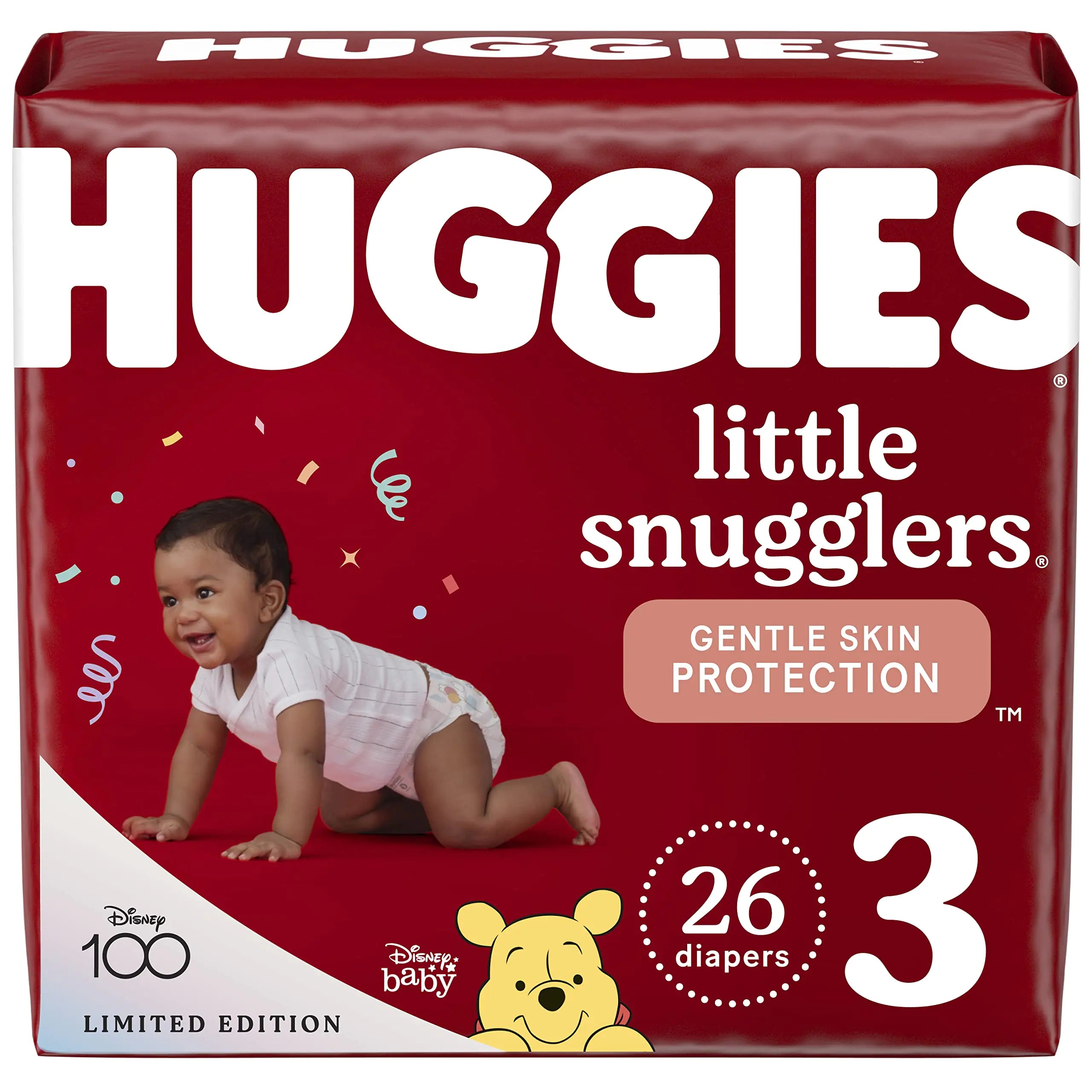 Huggies SnugFit Diapers Size 3, 26 Count