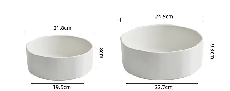 Nordic Large Deep Bowls for Home Use (Set of Bowls)