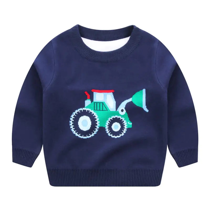 Cute Cartoon Cotton Sweaters for Boys and Children