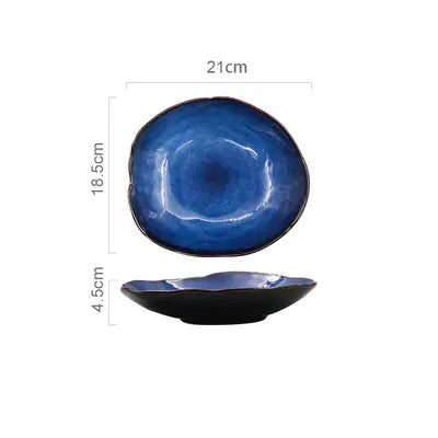 Nordic Ceramic Tableware Set - Plates and Bowls