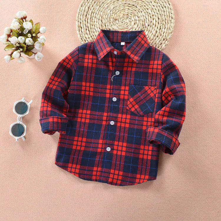 Boys' Checkered Shirt