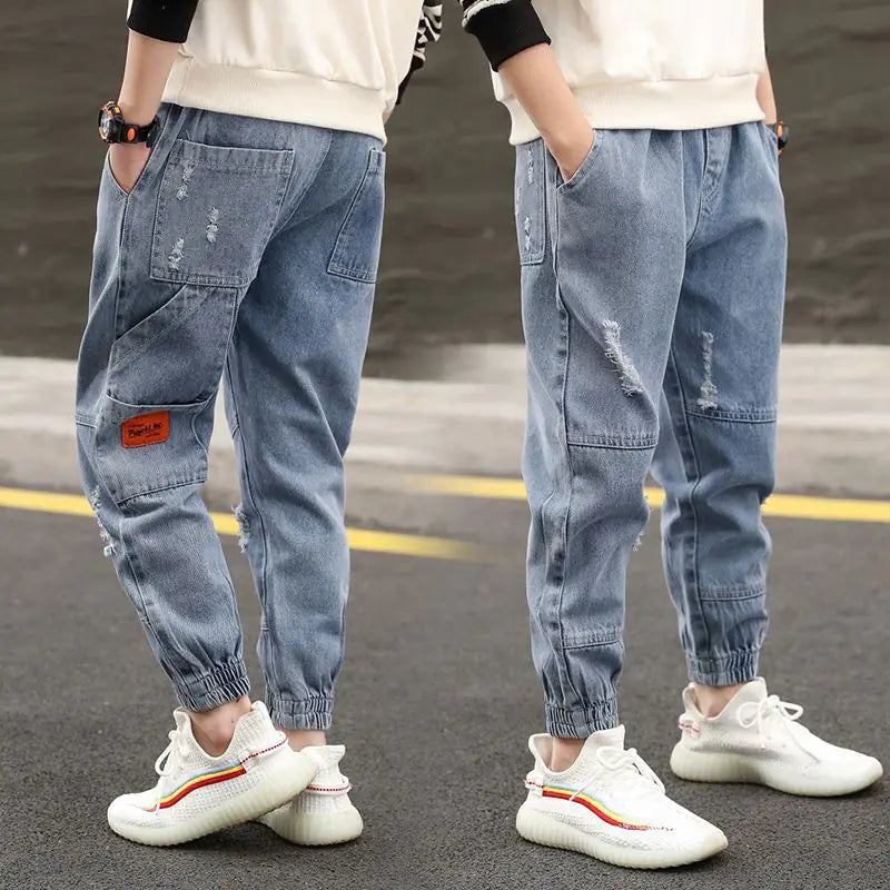 Boys' Loose Western Style Jeans and Trousers