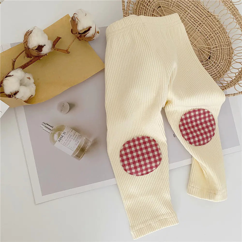 Baby Girl's Patch Leggings